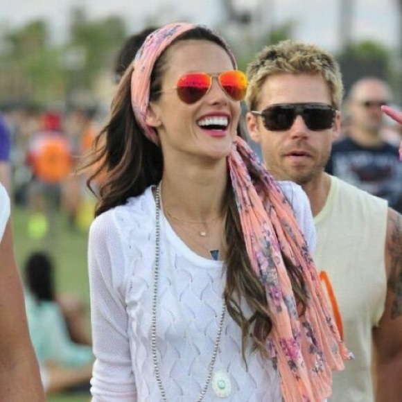 Aviator pilot Gold Orange Ray-Ban Sunglasses - Picture 5 of 7